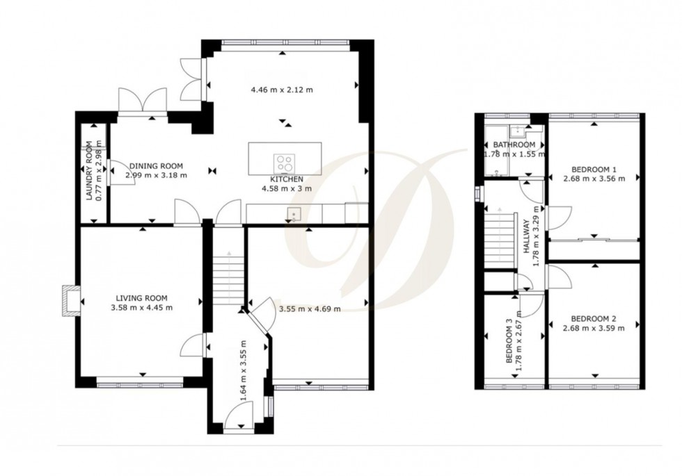 Floorplan for Selkirk Drive, Eccleston, St. Helens, WA10 5