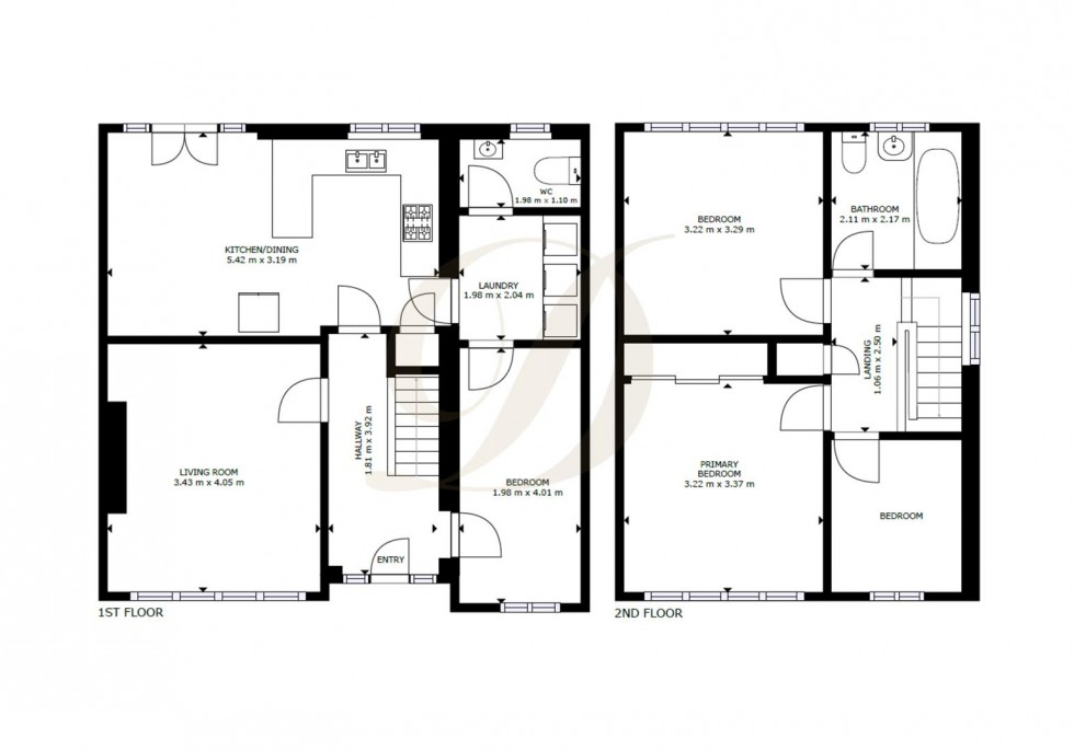 Floorplan for Lathom Drive, Rainford, St. Helens, WA11 8