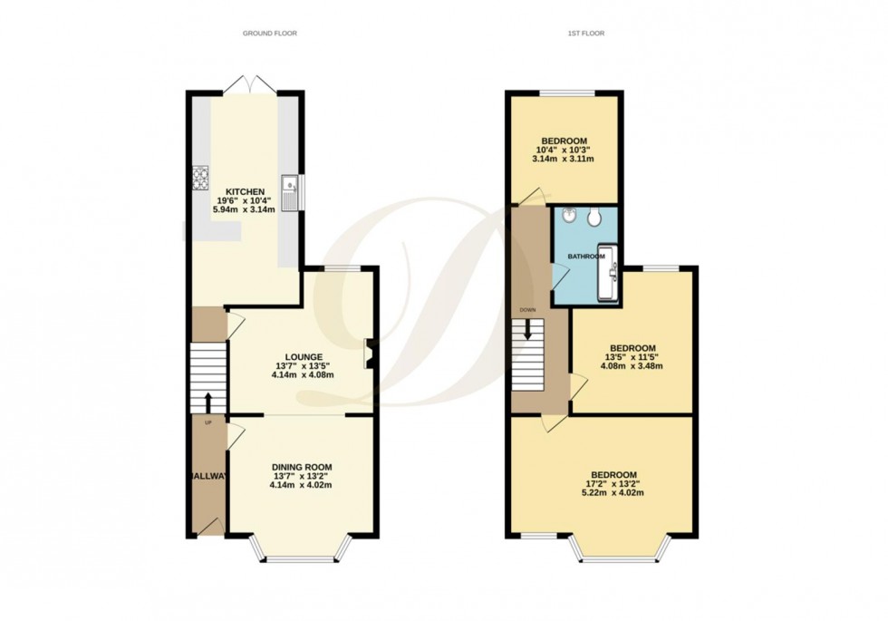 Floorplan for Knowsley Road, St. Helens, WA10 4