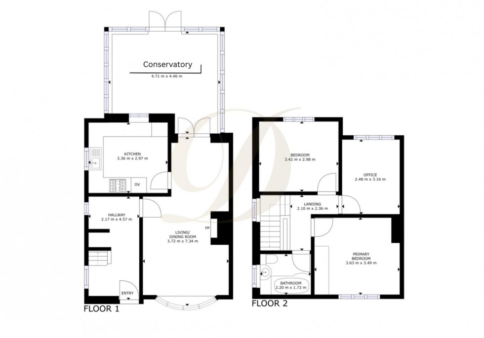 Floorplan for Hillbrae Avenue, St. Helens, WA11 7