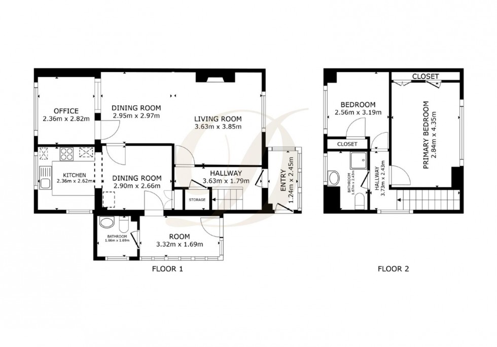 Floorplan for Buttermere Crescent, Rainford, St. Helens, WA11 7LL