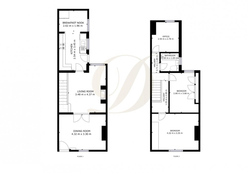 Floorplan for Greenfield Road, Dentons Green, WA10 6