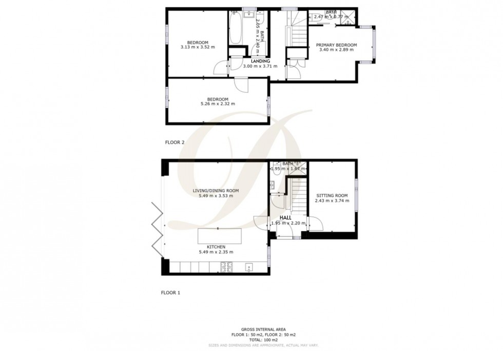 Floorplan for Blundell Road, Whiston, L35 7AA