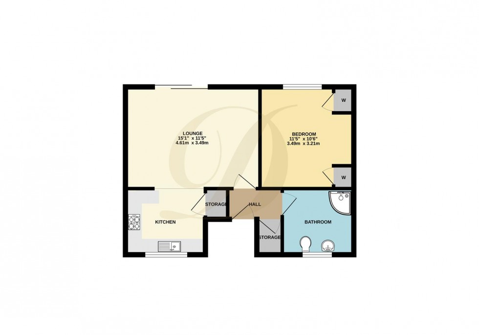 Floorplan for Hope Close, St Helens, WA10 2