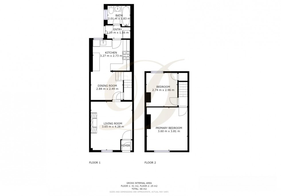 Floorplan for Gertrude Street, St. Helens, WA9 5JZ