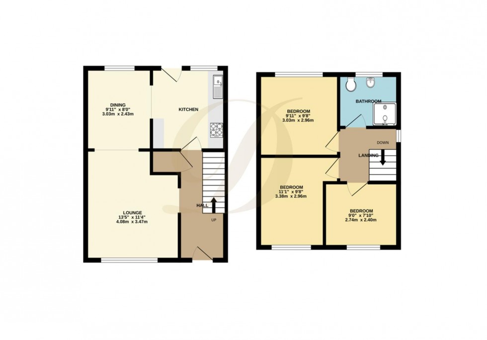 Floorplan for Penryn Avenue, St Helens, WA11 9EX