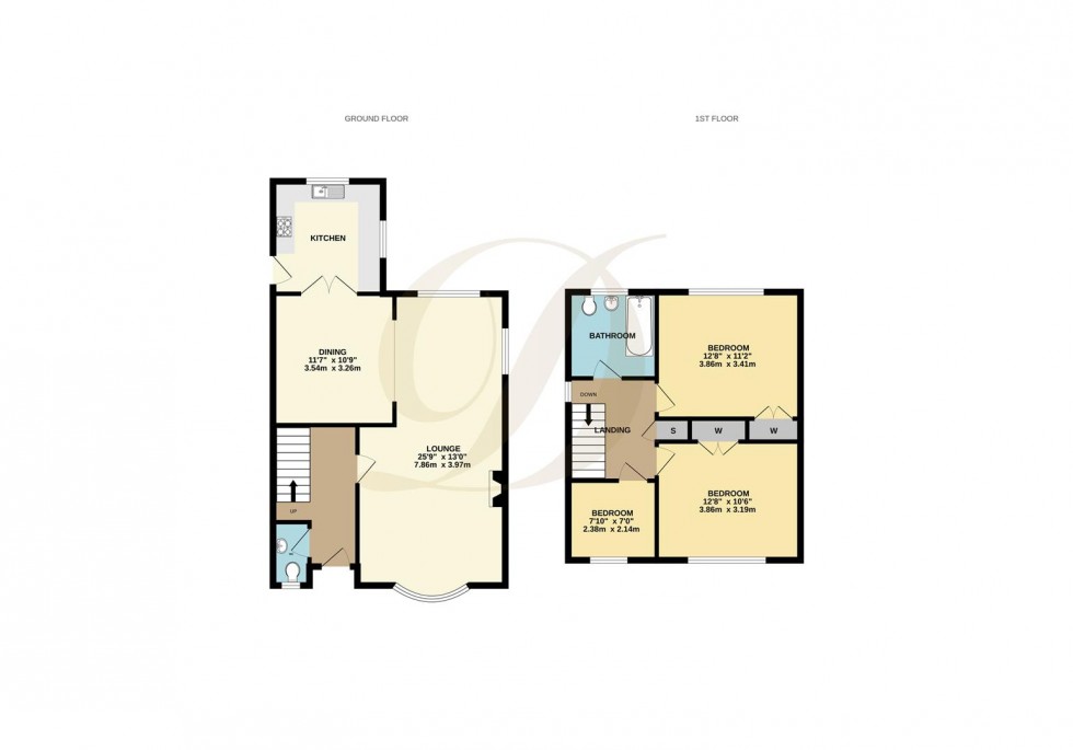 Floorplan for Kenway, Rainford, St Helens, WA11 8