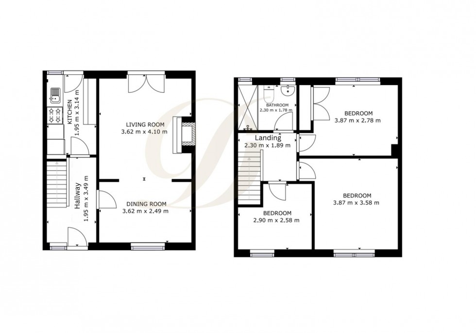 Floorplan for Windle Hall Drive, St Helens, WA10 6PY