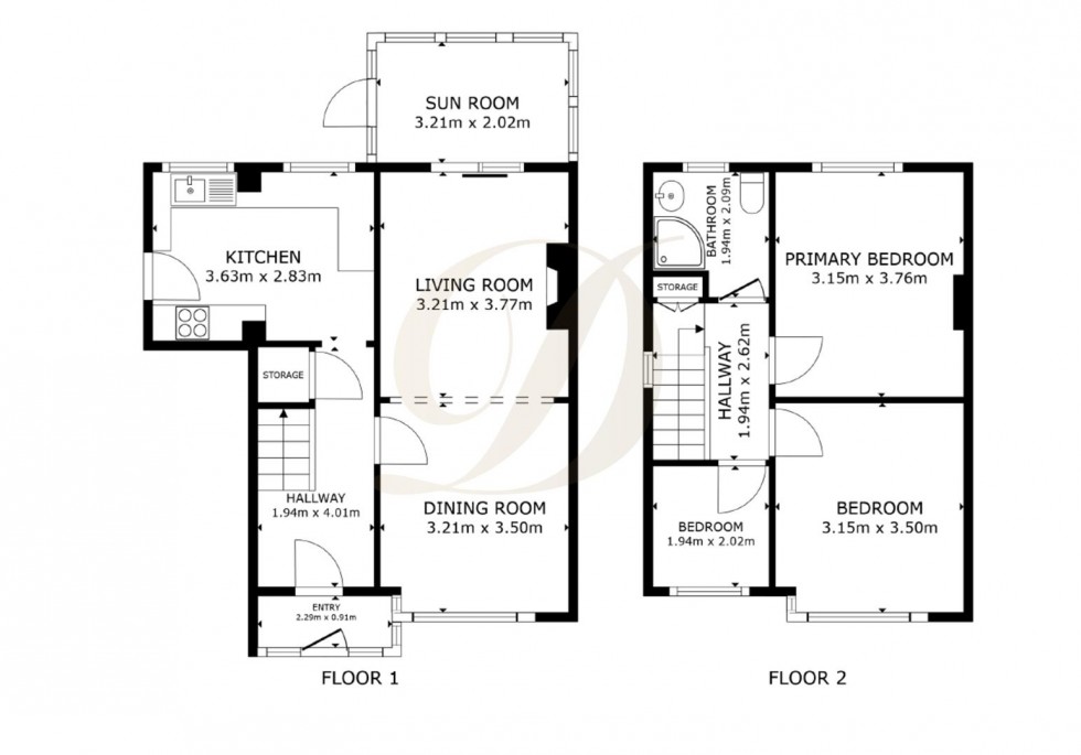 Floorplan for Haweswater Avenue, Haydock, St Helens, WA11 0EL