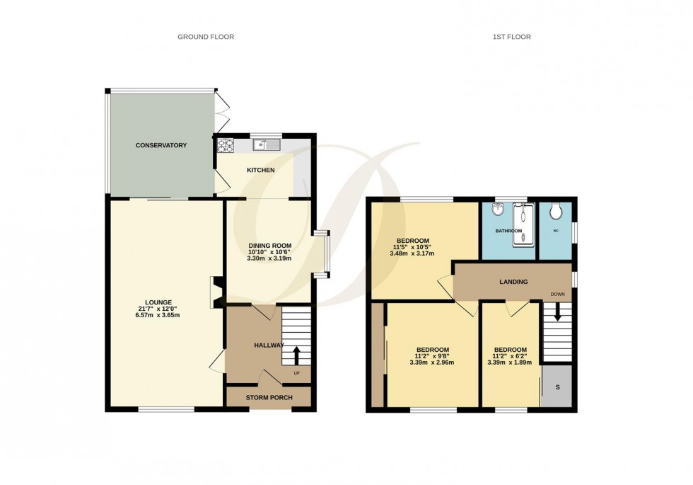 Floorplan for Heron Grove, Rainford, St Helens, WA11 8BD