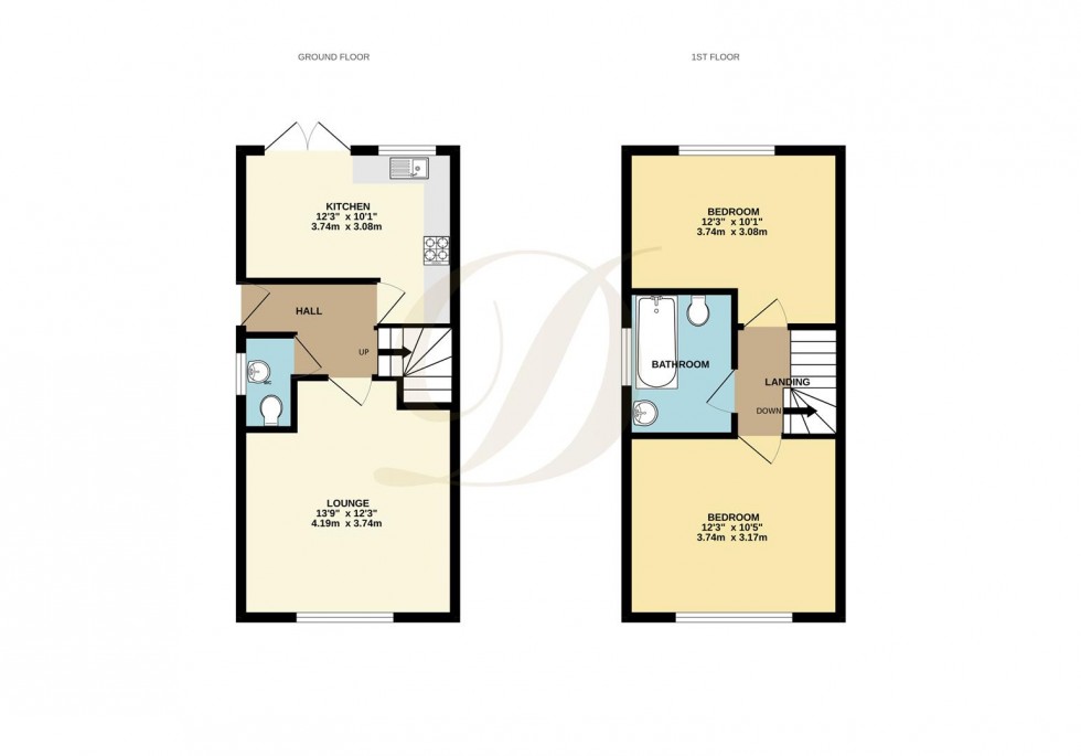 Floorplan for Cartwright Court, Rainford, St Helens, WA11 8GB