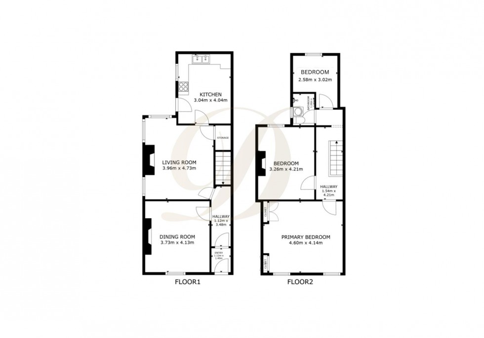 Floorplan for North Road, St Helens, WA10 2UA