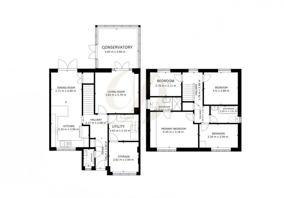 Floorplan for Harvard Grove, Prescot, L34 6LD