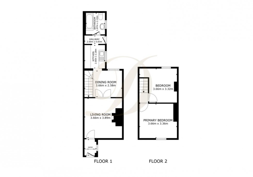 Floorplan for City Road, St Helens, WA10 6UY