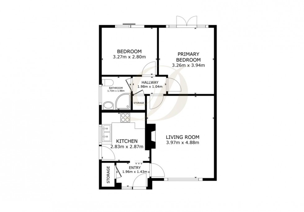 Floorplan for Astley Close, Rainford, St Helens, WA11 8JS