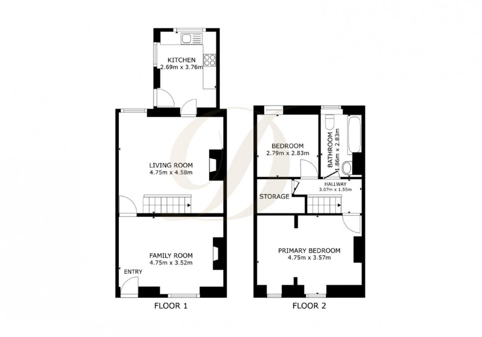 Floorplan for Crawford Road, Crawford Village, Skelmersdale, WN8 9QS