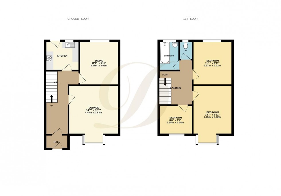 Floorplan for Litherland Crescent, St Helens, WA11 9AJ