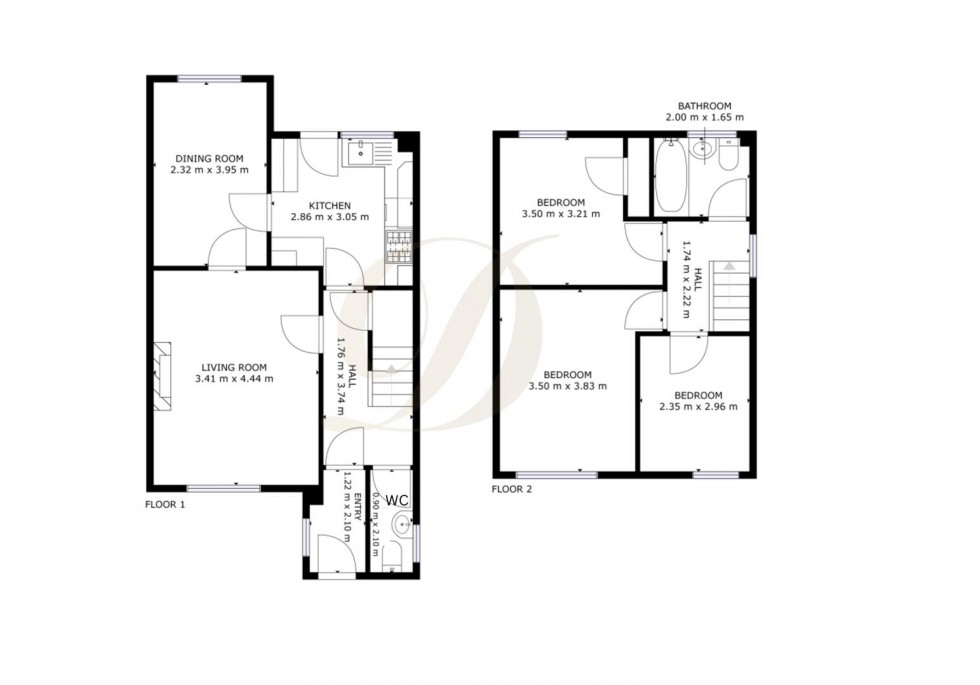 Floorplan for Forest Mead, Eccleston, St. Helens, WA10 5BU