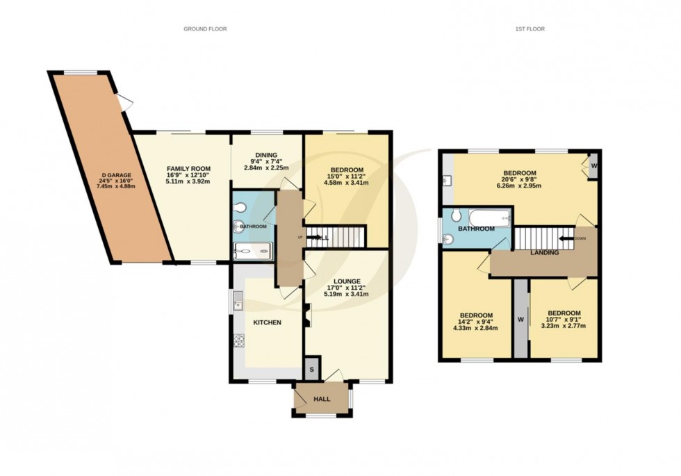 Floorplan for Astley Close, Rainford, St Helens, WA11 8JS