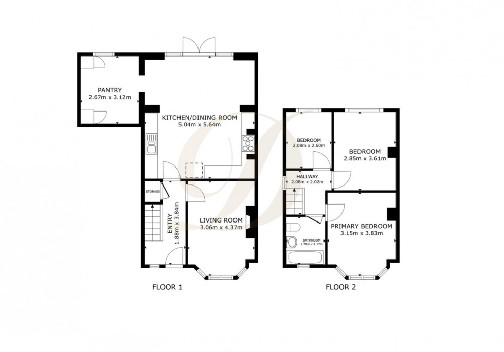 Floorplan for Hillside Close, Billinge, Wigan, WN5 7PJ