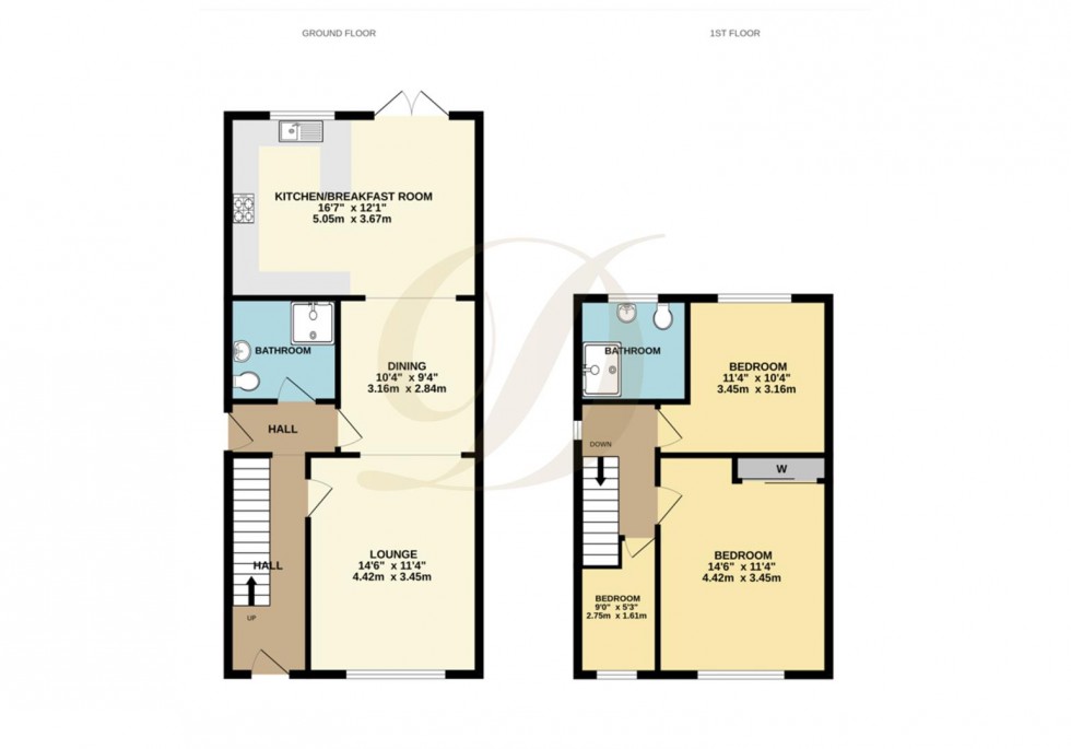 Floorplan for Brookside Way, Haydock, St Helens, WA11 0BP