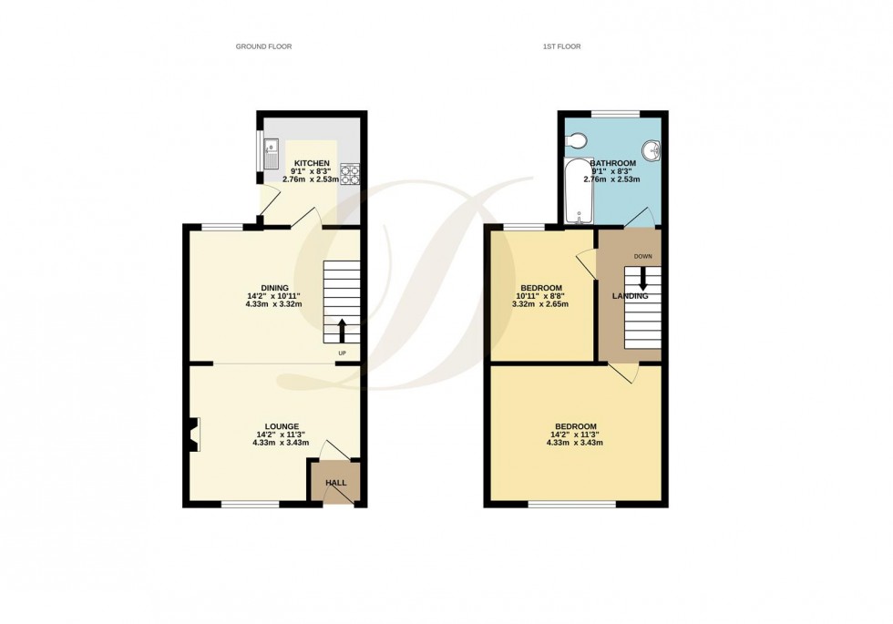 Floorplan for Rivington Road, St Helens, WA10 4JQ