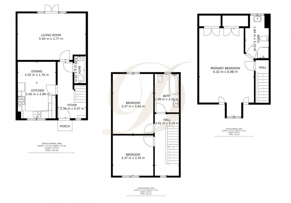 Floorplan for Damson Grove, Rainford, St Helens, WA11 8GL