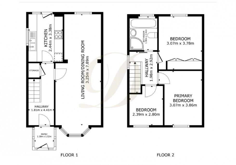 Floorplan for Dearham Avenue, St Helens, WA11 9NW