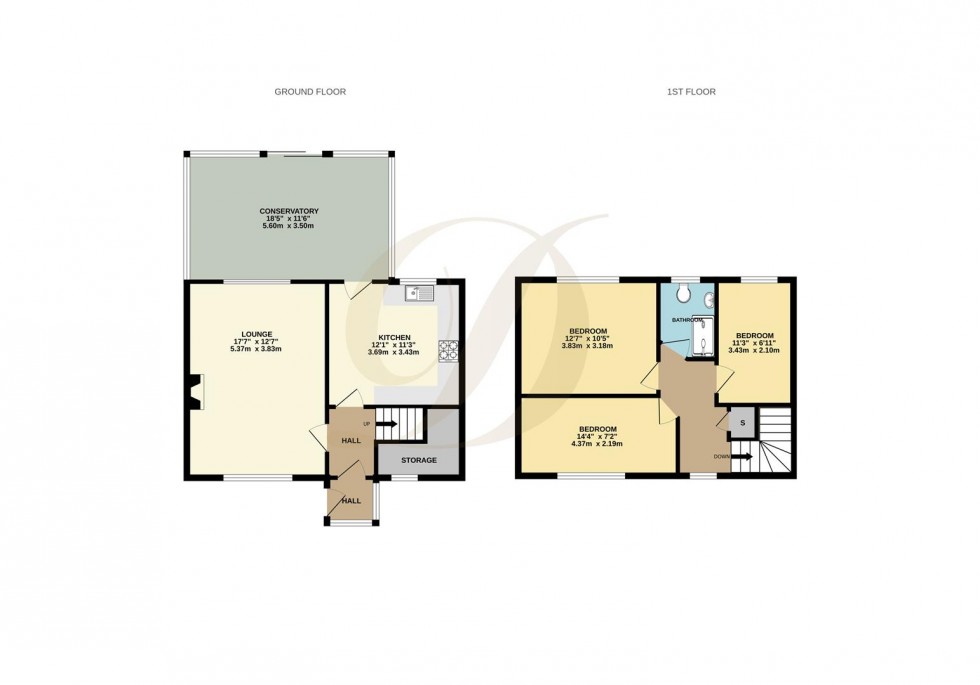 Floorplan for Stopgate Lane, Simonswood, Liverpool, L33 4YB