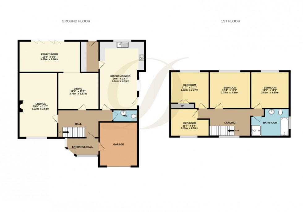 Floorplan for St. Marys Avenue, Billinge, Wigan, WN5 7QL