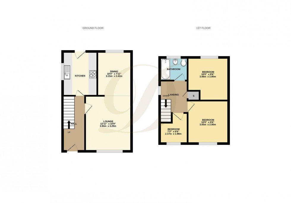 Floorplan for Redruth Avenue, Laffak, St Helens, WA11 9EY