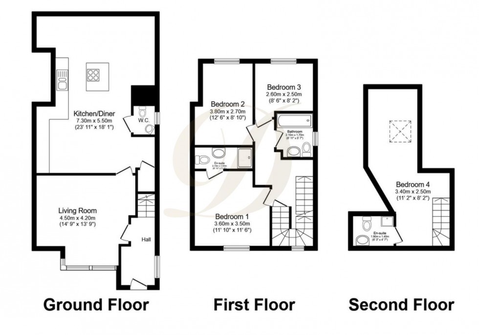 Floorplan for Cross Pit Lane, St. Helens, WA11 8AJ