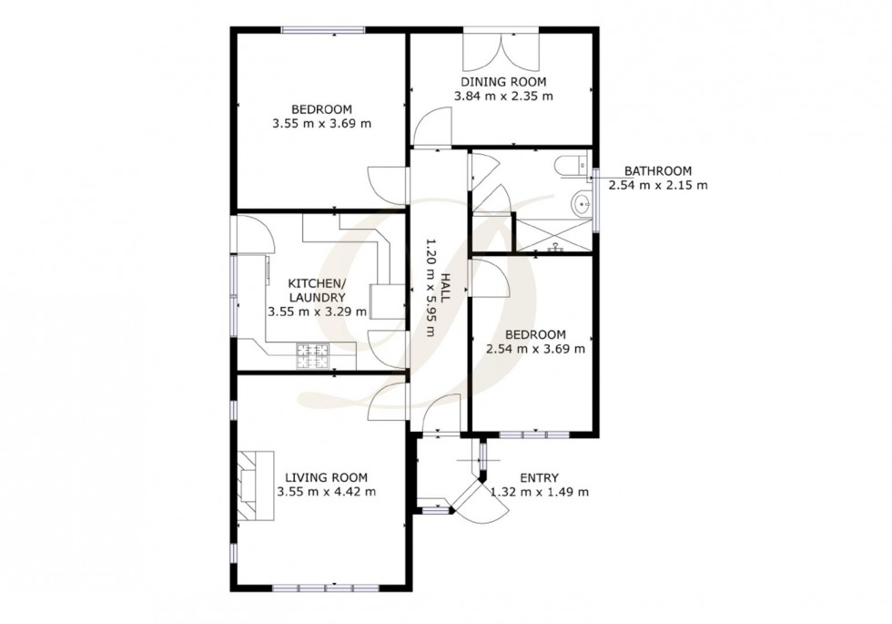 Floorplan for Woodside Road, Haydock, St Helens, WA11 0NA