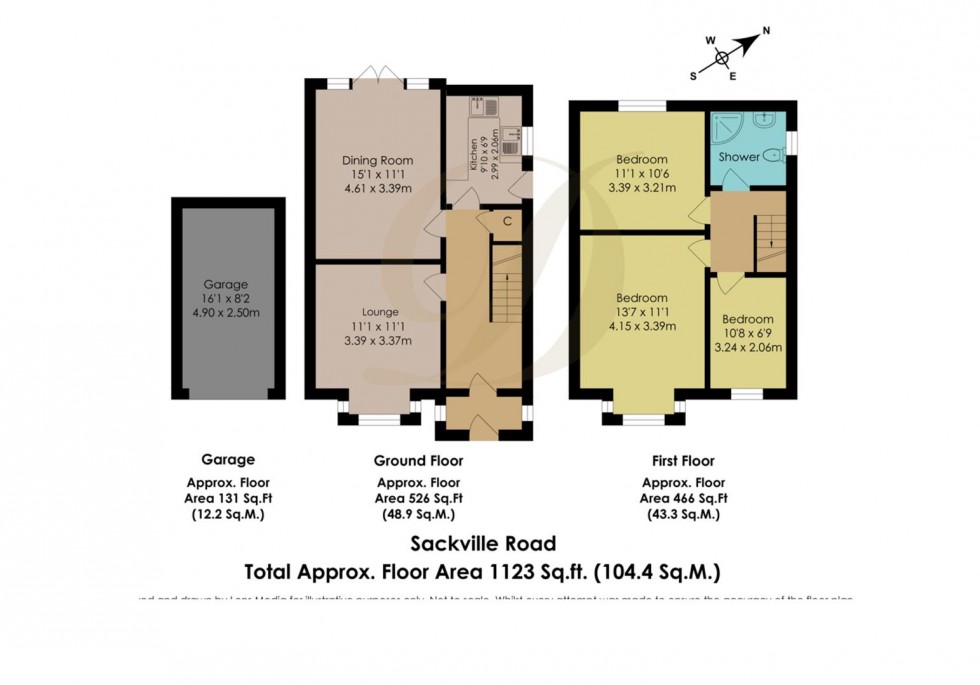 Floorplan for Sackville Road, Windle, St. Helens, WA10 6