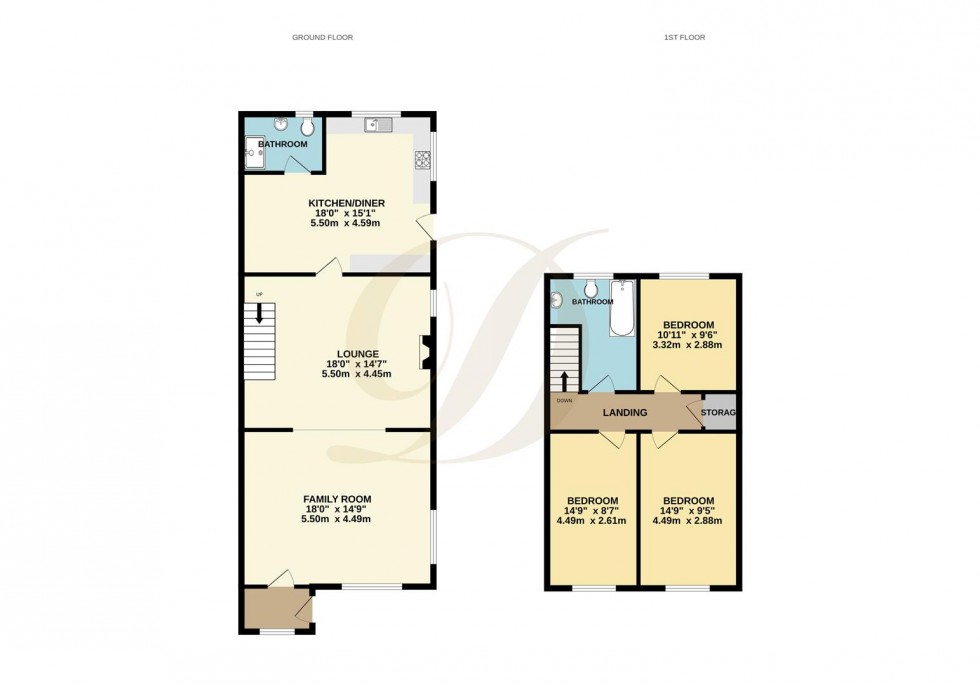 Floorplan for Whint Cottages, Old Whint Road, Haydock, WA11 0DW