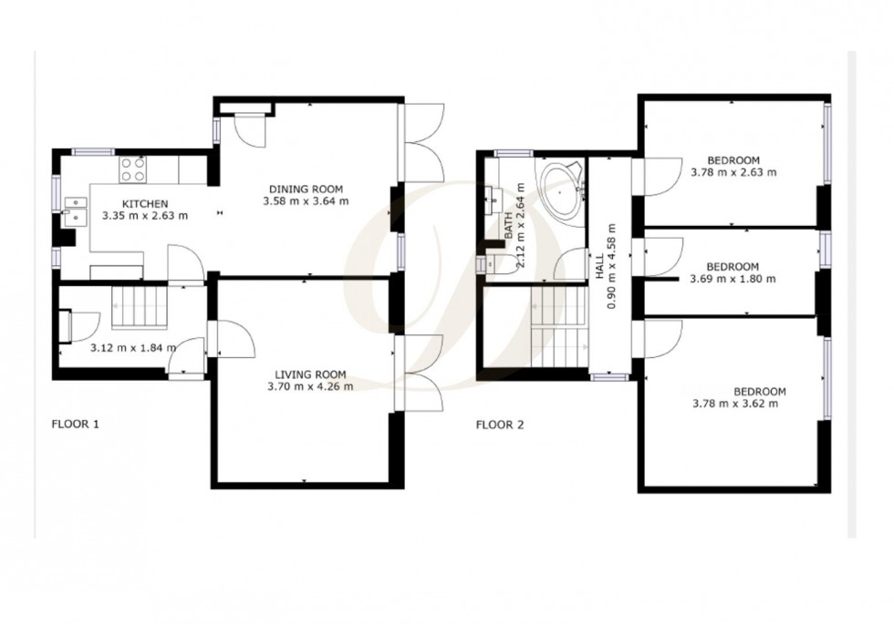 Floorplan for Acregate, Skelmersdale, WN8 9LU