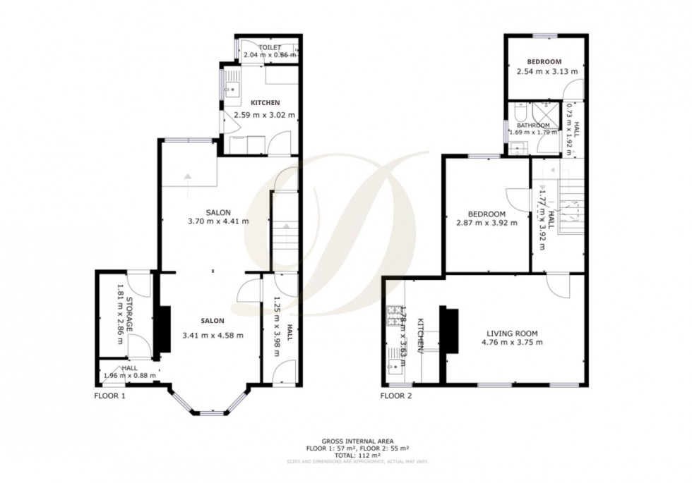 Floorplan for Cowley Hill Lane, St. Helens, WA10 2