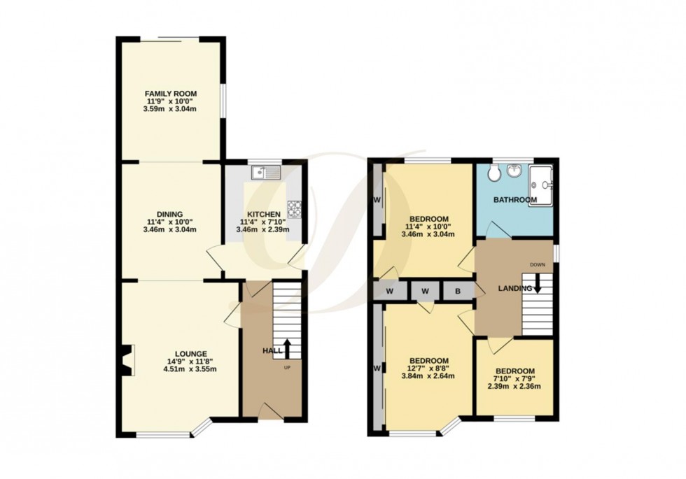 Floorplan for Sandfield Road, Eccleston, St Helens, WA10 5LR