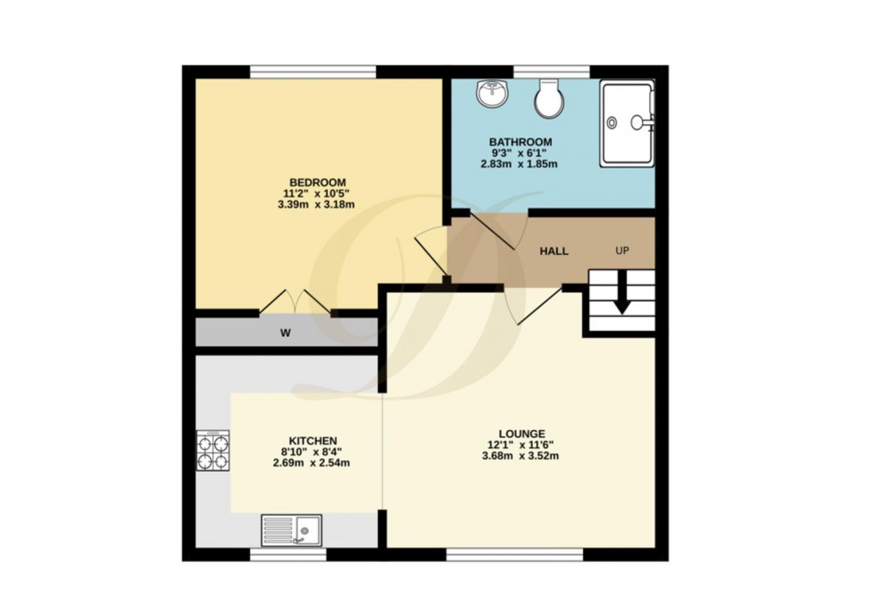 Floorplan for Newlove Avenue, St. Helens, WA10 4DS